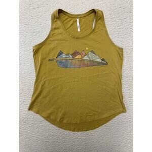 Kuhn Womens Watercolor Graphic Tank Top Large